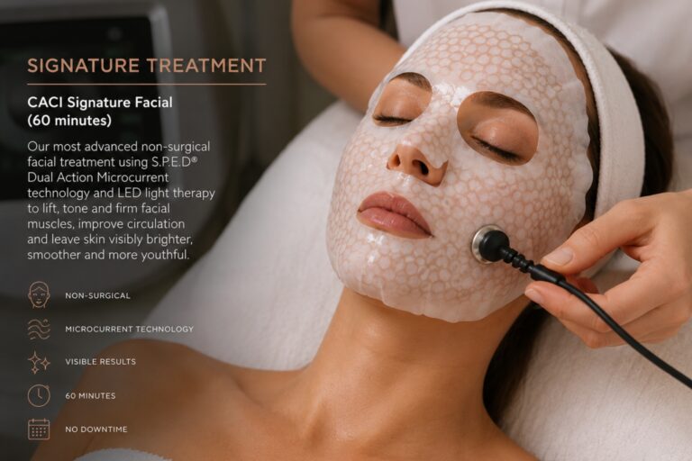 anti-ageing facial Preston.